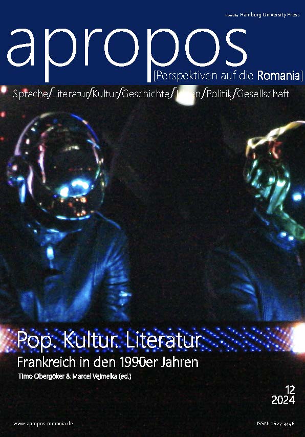 					Afficher No 12 (2024): Pop. Kultur. Literatur. Frankreich in den 1990er Jahren
				