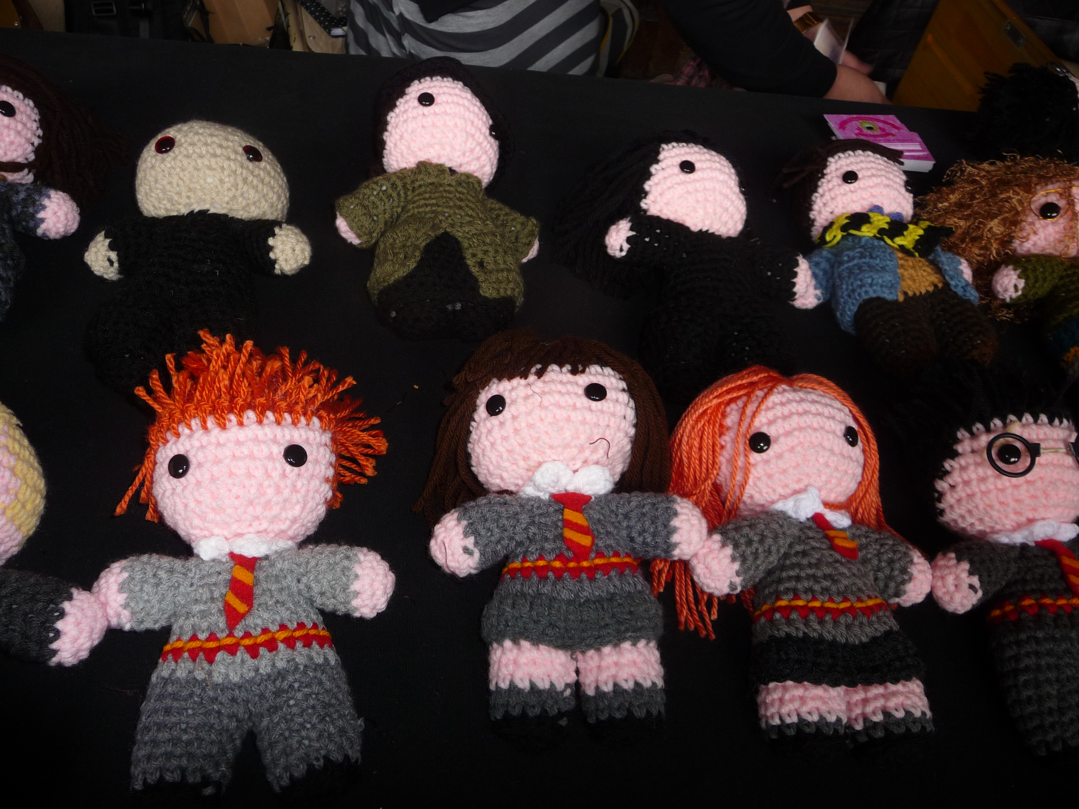 Muñecos de crochet con forma de Harry Potter © Roberta Aller & Paula Cuestas